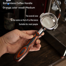 Load image into Gallery viewer, Espresso machine E61 Group head 58.5mm Handle colour wood stainless steel
