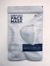 Load image into Gallery viewer, KN95 Face Mask 5pcs/pack

