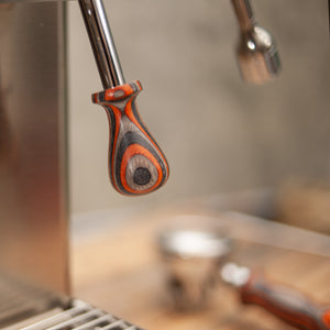 Coffee Machine Lelit Mara X,   Colour wood 5-piece set(knob,Handle grip,Tamper grip,Pull Rod, Pads)Only wood
